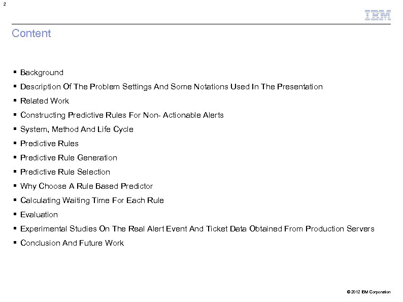 2 Content Background Description Of The Problem Settings And Some Notations Used In The