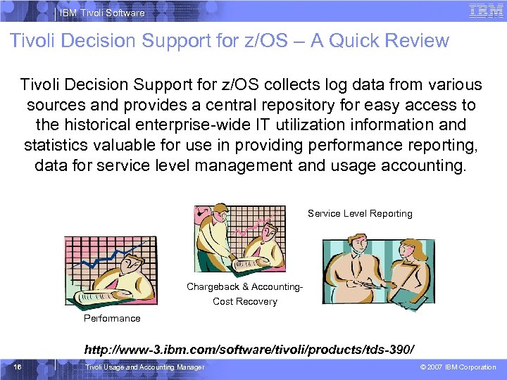 IBM Tivoli Software Tivoli Decision Support for z/OS – A Quick Review Tivoli Decision