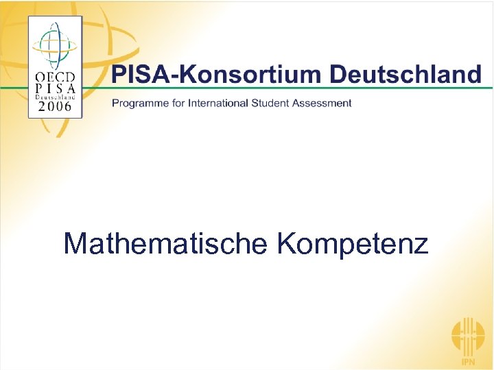 Mathematische Kompetenz 