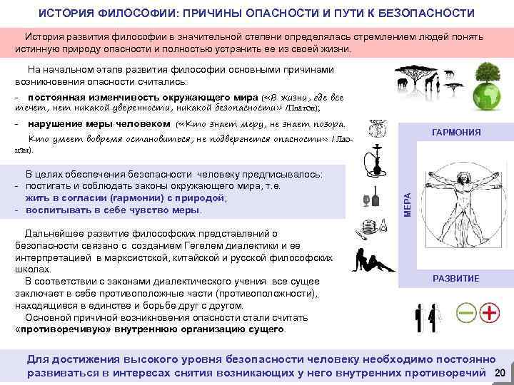 ИСТОРИЯ ФИЛОСОФИИ: ПРИЧИНЫ ОПАСНОСТИ И ПУТИ К БЕЗОПАСНОСТИ История развития философии в значительной степени