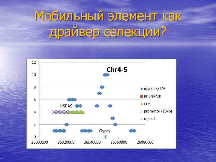 Мобильный элемент как драйвер селекции? 