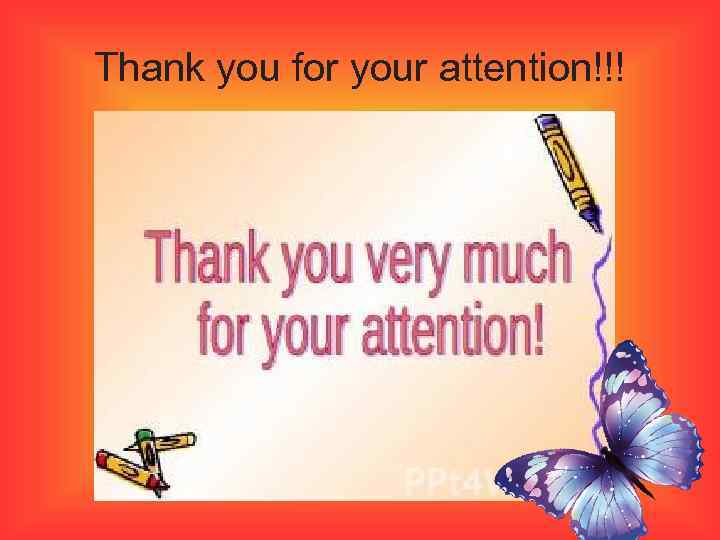 Thank you for your attention!!! 