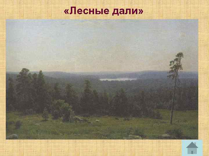  «Лесные дали» 