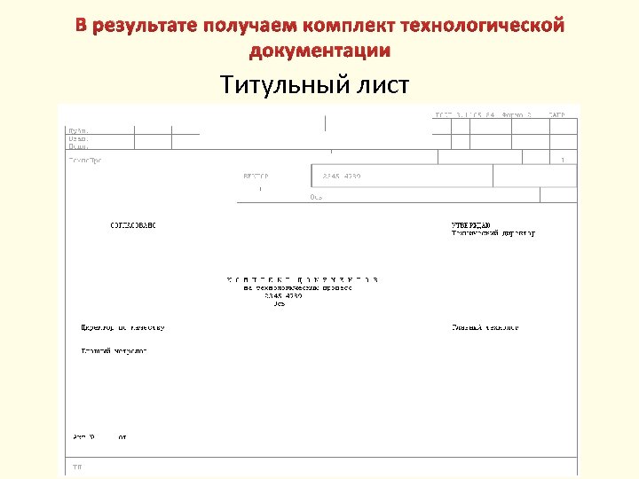 Титульный лист технологической карты в строительстве образец