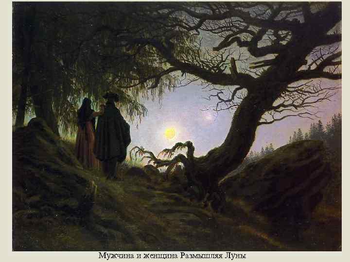  Мужчина и женщина Размышляя Луны 
