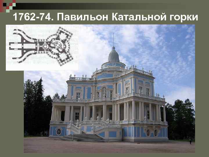 1762 -74. Павильон Катальной горки 