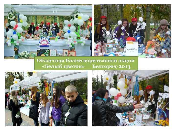 Областная благотворительная акция «Белый цветок» Белгород-2013 30 