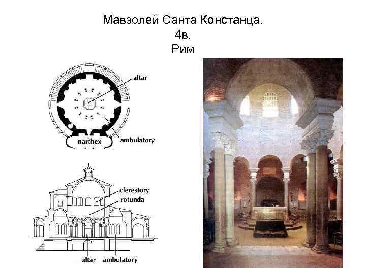 Мавзолей констанции план