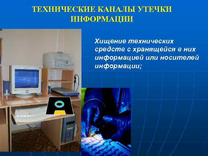 Снятие информации с технических каналов связи презентация