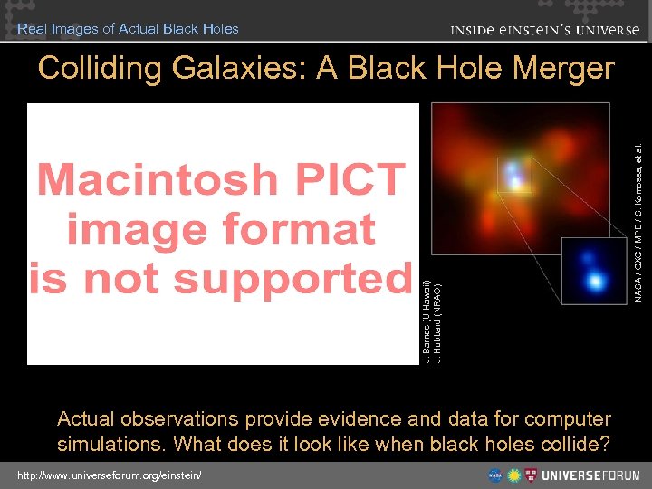 Real Images of Actual Black Holes If animation does not play automatically, download animation