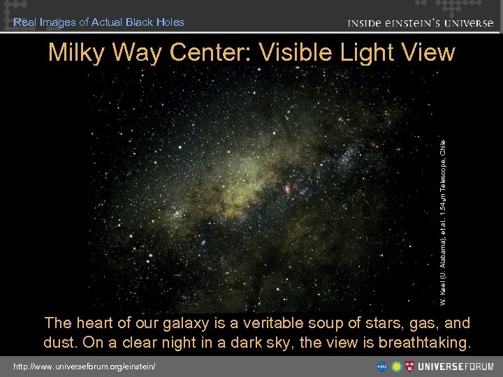 Real Images of Actual Black Holes W. Keel (U. Alabama), et al. . 1.