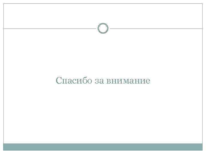 Спасибо за внимание 