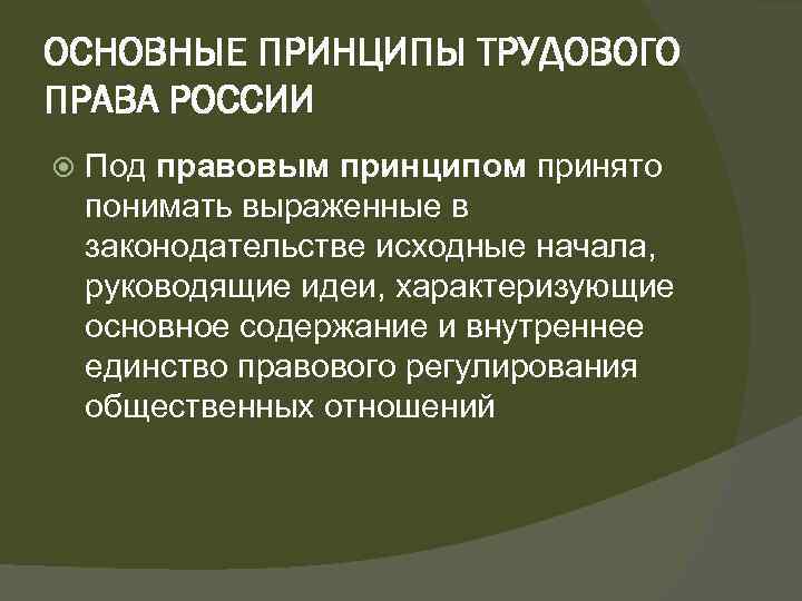 Принять принцип. Основные принципы трудового права. Основные принципы трудового права схема. Принципы трудового права России. Принципы трудового законодательства РФ.