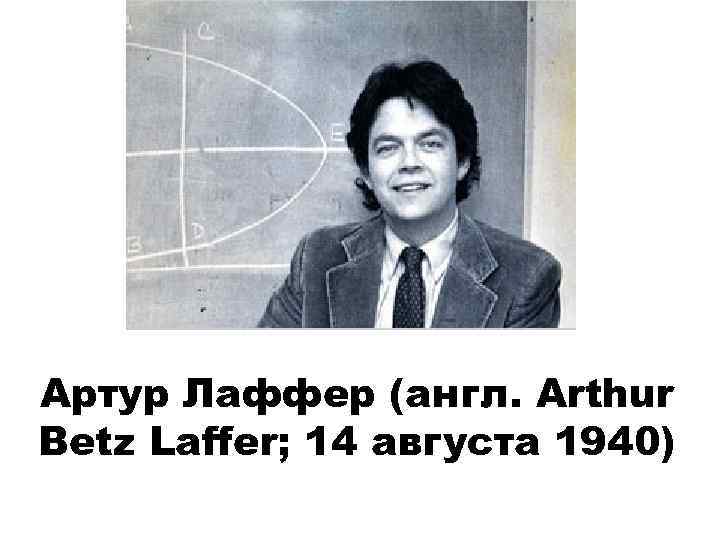 Артур Лаффер (англ. Arthur Betz Laffer; 14 августа 1940) 