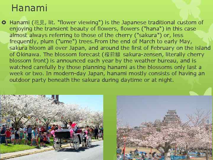 Hanami (花見, lit. 