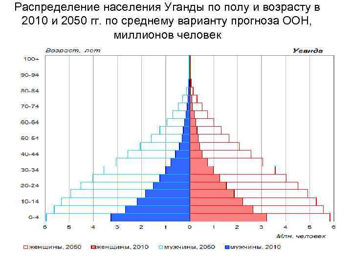 Распределение населения. Половозрастная пирамида Уганды. Структура населения по полу и возрасту таблица. Возрастная структура Уганды. График распределения населения России по возрастам.