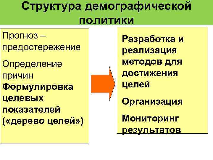 1 тип демографической политики