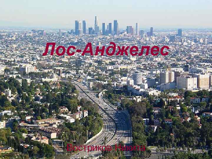 Лос-Анджелес Востриков Никита 