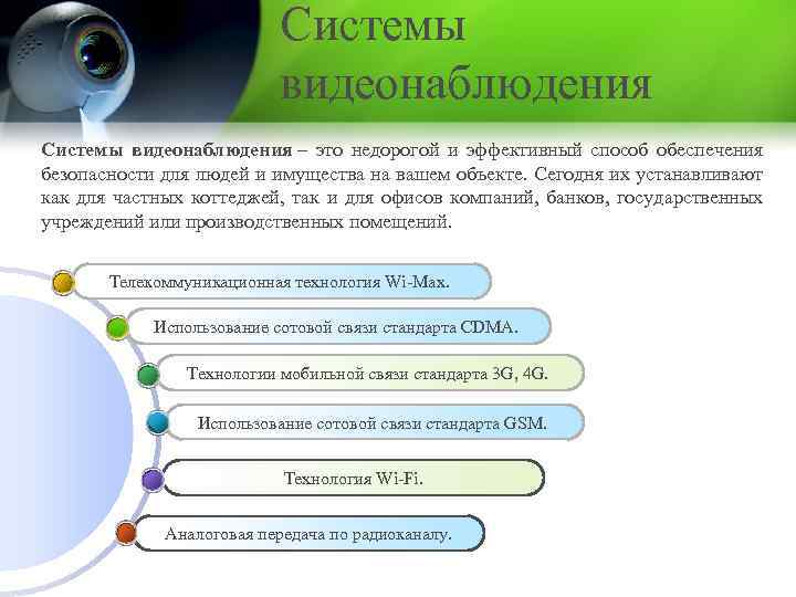 Системы видеонаблюдения – это недорогой и эффективный способ обеспечения безопасности для людей и имущества