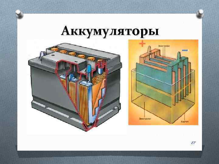 Аккумуляторы 27 