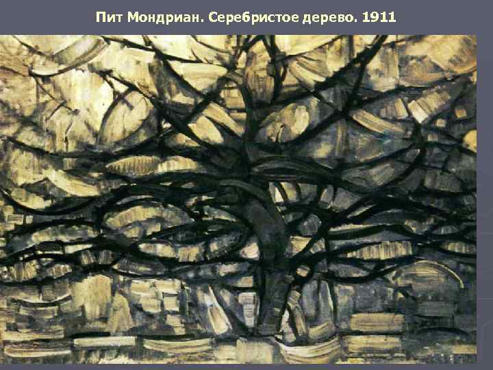 Пит Мондриан. Серебристое дерево. 1911 