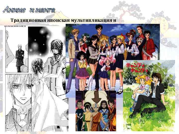 Аниме и манга Традиционная японская мультипликация и комиксы 