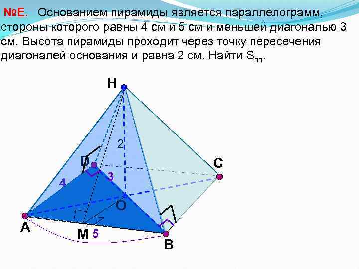 Основание пирамиды. Диагональ основания пирамиды. Через что проходит высота пирамиды. Основанием пирамиды является параллелограмм. Основание высоты пирамиды.