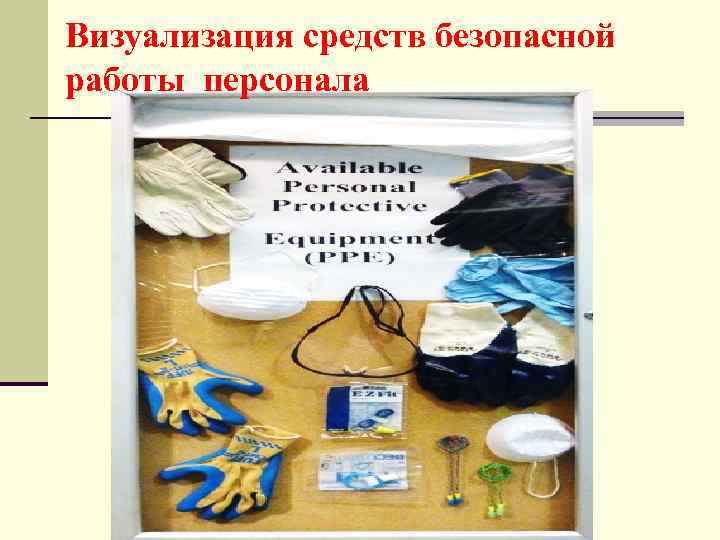 Визуализация средств безопасной работы персонала 