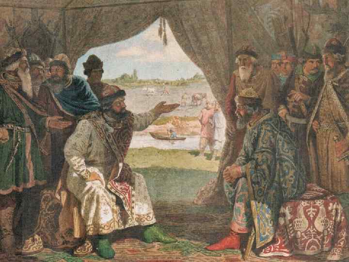 К Мономаху пришли послы его братьев с предложением выступить против князей Ростиславичей и выгнать