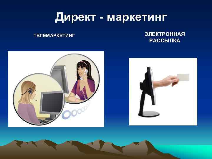 Директ - маркетинг ТЕЛЕМАРКЕТИНГ ЭЛЕКТРОННАЯ РАССЫЛКА 