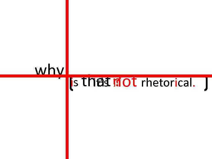 why? is that. ? it’s not rhetorical. 