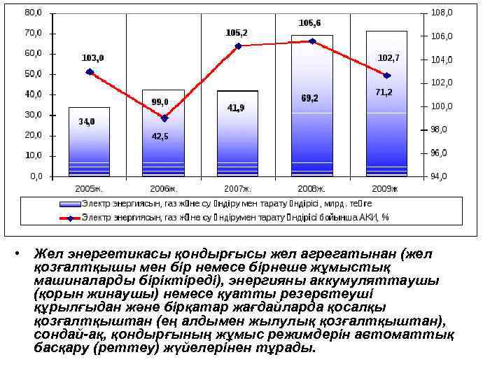  • Жел энергетикасы қондырғысы жел агрегатынан (жел қозғалтқышы мен бір немесе бірнеше жұмыстық
