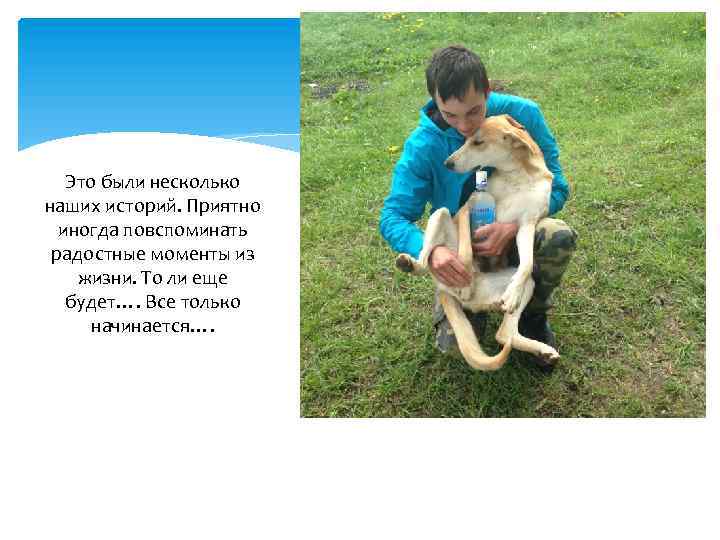 Это были несколько наших историй. Приятно иногда повспоминать радостные моменты из жизни. То ли