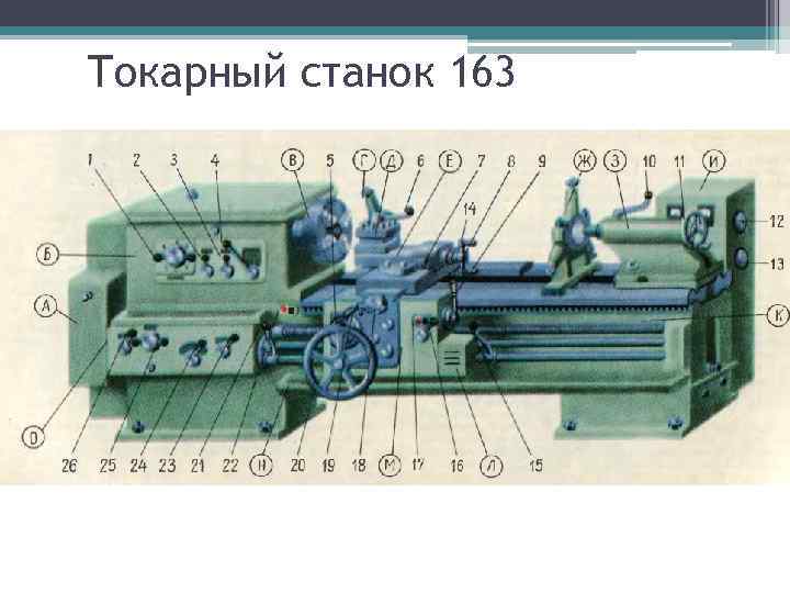 Токарный станок 163 