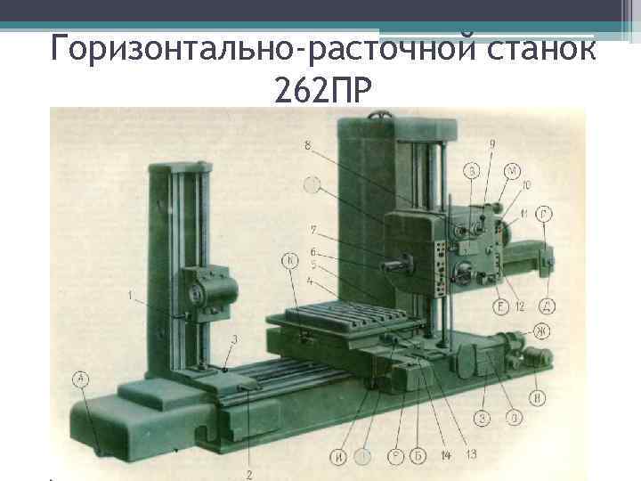 Горизонтально-расточной станок 262 ПР 