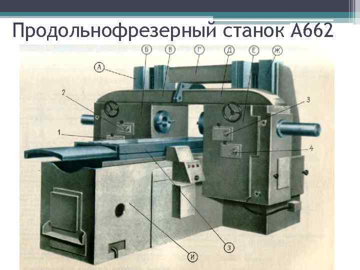 Продольнофрезерный станок А 662 