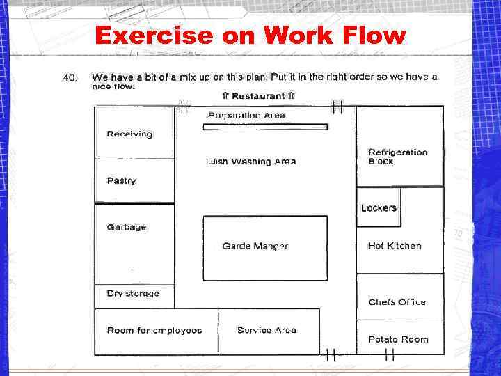 Exercise on Work Flow 