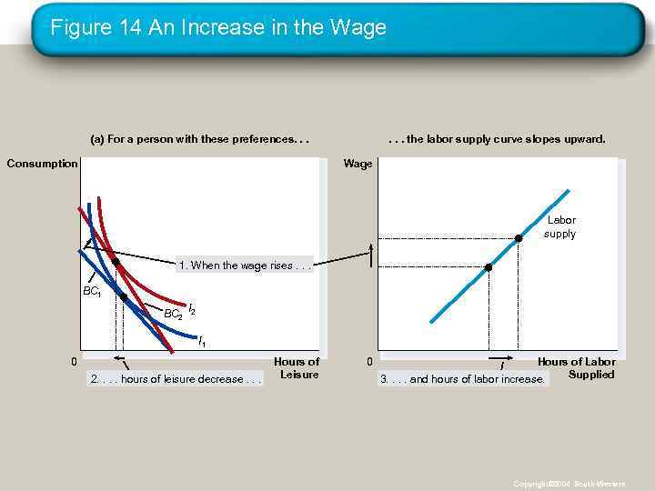 Figure 14 An Increase in the Wage (a) For a person with these preferences.