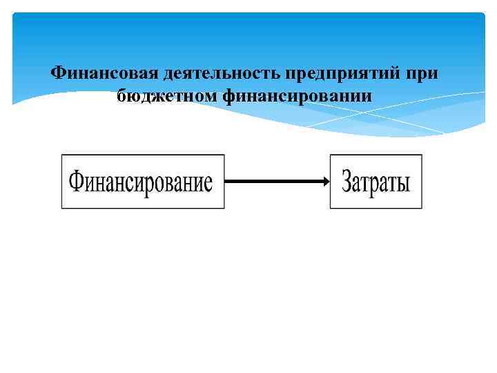 Финансовая деятельность предприятий при бюджетном финансировании 