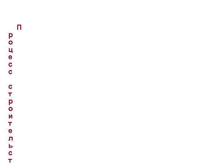 р о ц е с с с т р о и т е л