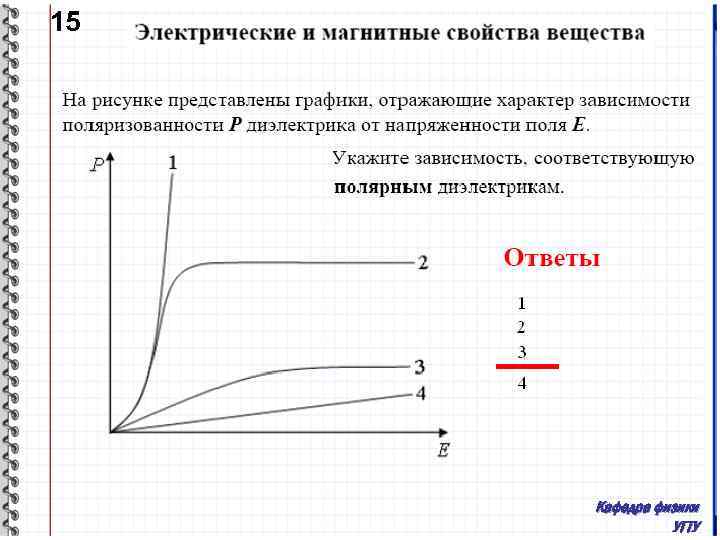 15 Кафедра физики УГТУ 