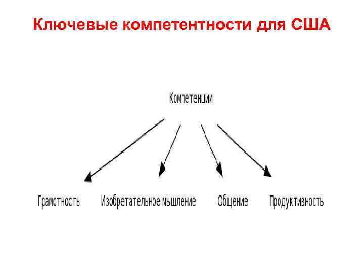 Ключевые компетентности для США 
