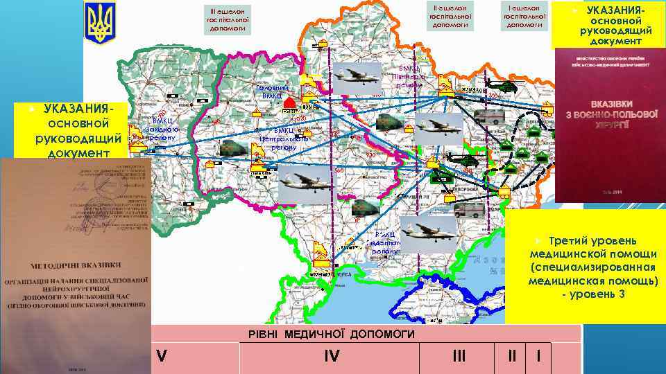 ІІ ешелон госпітальної допомоги 100 УКАЗАНИЯ основной руководящий документ СУМИ ВМКЦ Північного регіону ДЕСНА