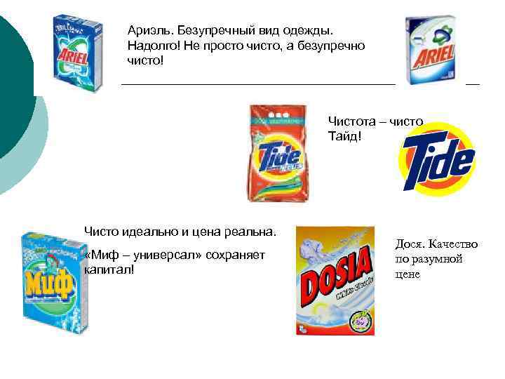 Ариэль. Безупречный вид одежды. Надолго! Не просто чисто, а безупречно чисто! Чистота – чисто