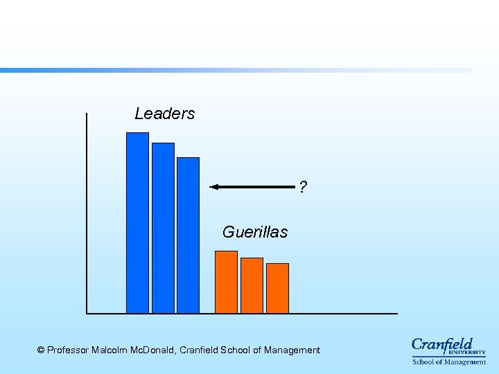 Leaders ? Guerillas © Professor Malcolm Mc. Donald, Cranfield School of Management 
