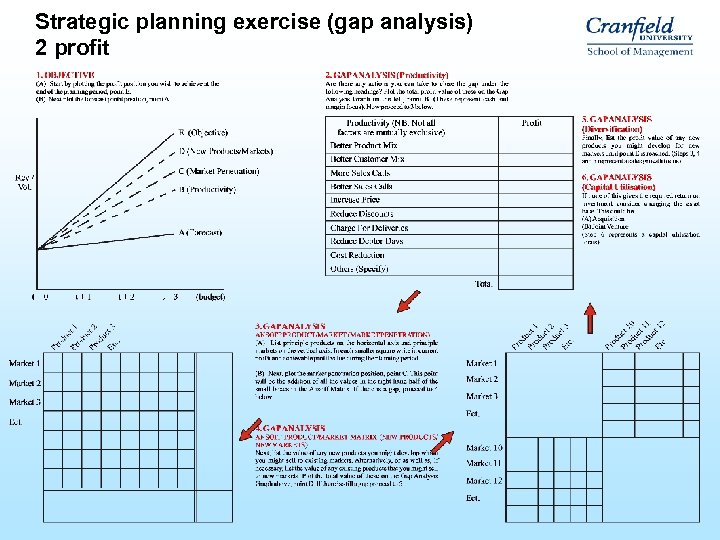 Strategic planning exercise (gap analysis) 2 profit 