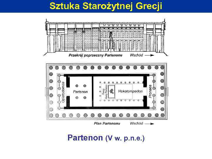 Sztuka Starożytnej Grecji Partenon (V w. p. n. e. ) 