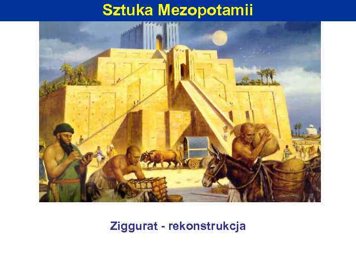 Sztuka Mezopotamii Ziggurat - rekonstrukcja 