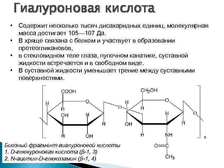 Гиалуроновая кислота можно ли