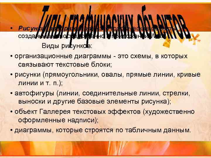 Графические и текстовые документы которые в совокупности или в отдельности определяют состав проекта